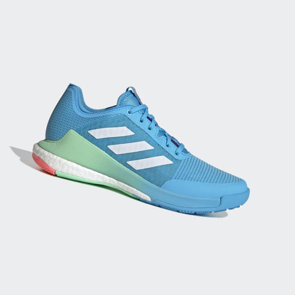 Zapatillas De Voleibol Adidas CrazyFlight Mujer Chile Azules - EISOPU013