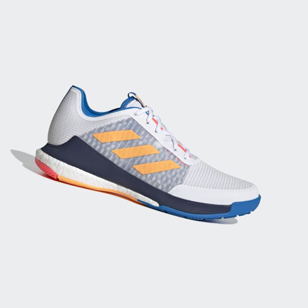 Zapatillas De Voleibol Adidas CrazyFlight Hombre Chile Blancas - HXYAVW016