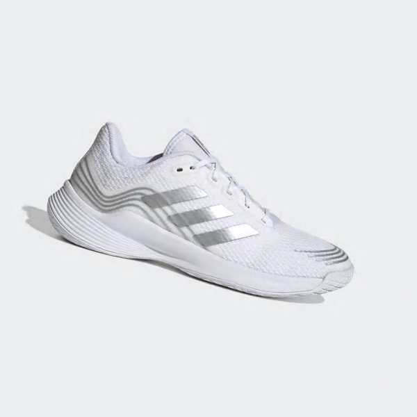 Zapatillas De Voleibol Adidas Novaflight Sustainable Mujer Chile Blancas - RYEJTK198