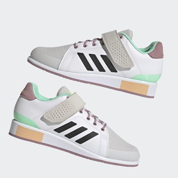 Zapatillas Halterofilia Adidas Power Perfect 3 Tokyo Hombre Chile Blancas - UMFVPD851