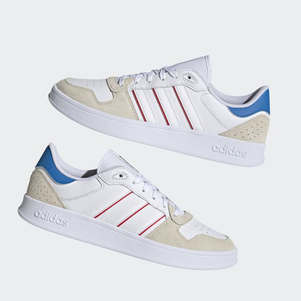 Zapatillas Para Caminar Adidas Breaknet Plus Hombre Chile Blancas - DZKNPL671