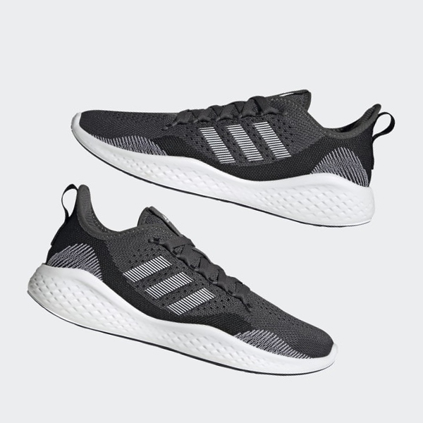 Zapatillas Para Caminar Adidas Fluidflow 2.0 Hombre Chile Negras - YXQVZH431