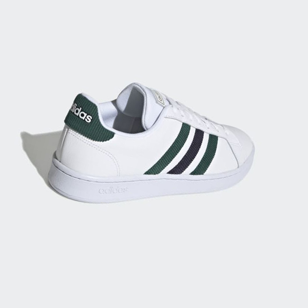 Zapatillas Para Caminar Adidas Grand Court Base Hombre Chile Blancas - BJTZKA069