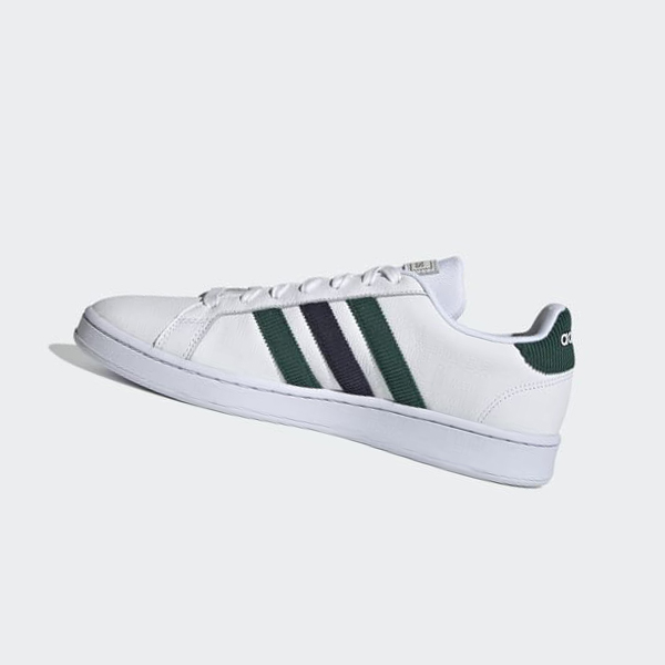 Zapatillas Para Caminar Adidas Grand Court Base Hombre Chile Blancas - BJTZKA069