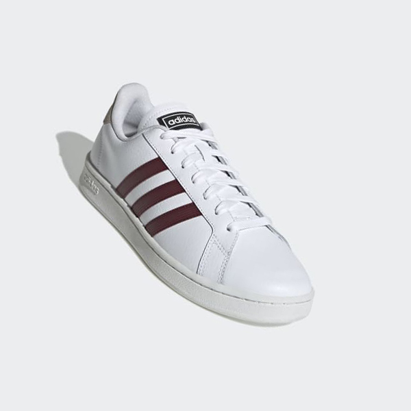 Zapatillas Para Caminar Adidas Grand Court Base Hombre Chile Blancas - MVEDZU638