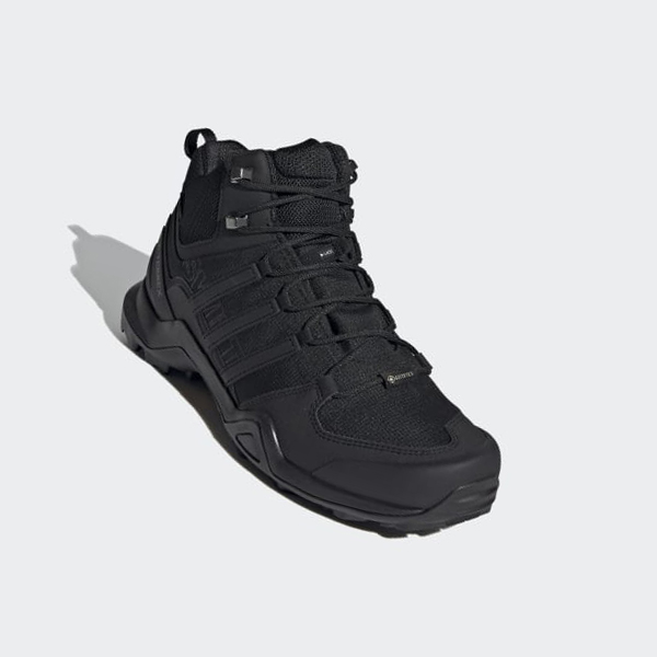 Zapatillas Para Caminar Adidas Terrex Swift R2 Mid GTX Hombre Chile Negras - KUZWES132