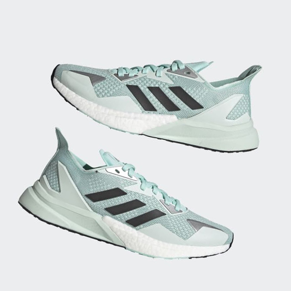 Zapatillas Para Caminar Adidas X9000L3 Mujer Chile Verde - QZVTUG986