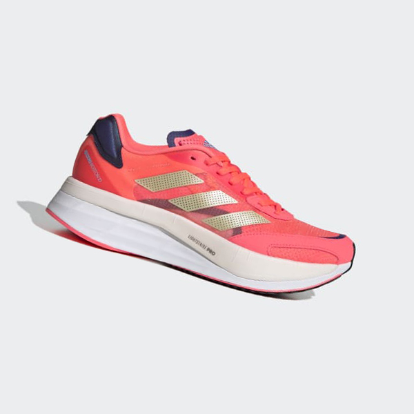 Zapatillas Running Adidas Adizero Boston 10 Mujer Chile Rojas - GMVJIQ902