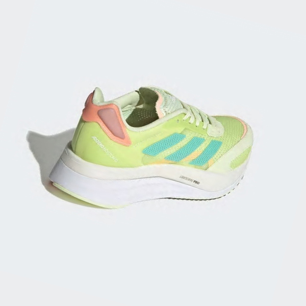 Zapatillas Running Adidas Adizero Boston 10 Mujer Chile Verde - WRXKPO936