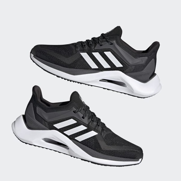 Zapatillas Running Adidas Alphatorsion 2.0 Hombre Chile Negras - NQCVBH927