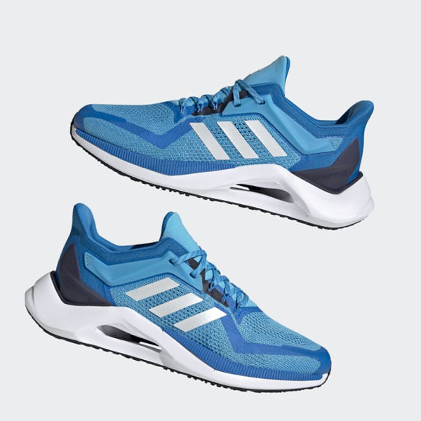 Zapatillas Running Adidas Alphatorsion 2.0 Hombre Chile Azules - RYFHTK237