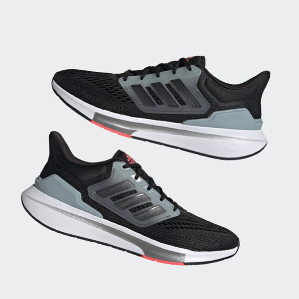 Zapatillas Running Adidas EQ21 Run Hombre Chile Negras - MPGXRW319