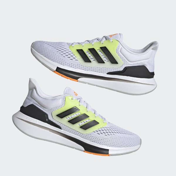 Zapatillas Running Adidas EQ21 Run Hombre Chile Blancas - RWLCGT758