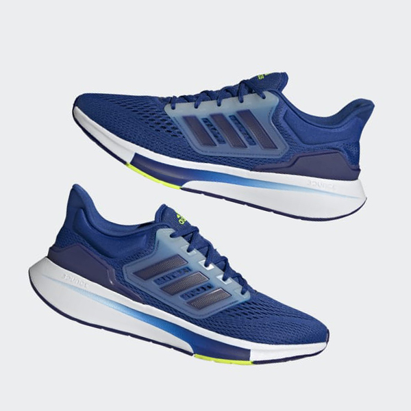 Zapatillas Running Adidas EQ21 Run Hombre Chile Azules - ZOGXKQ843