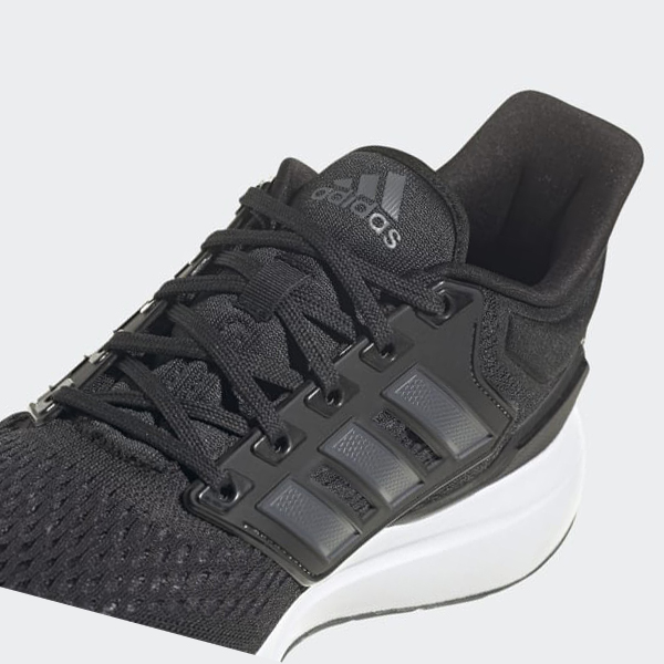 Zapatillas Running Adidas EQ21 Run Mujer Chile Negras - CVPHNY758