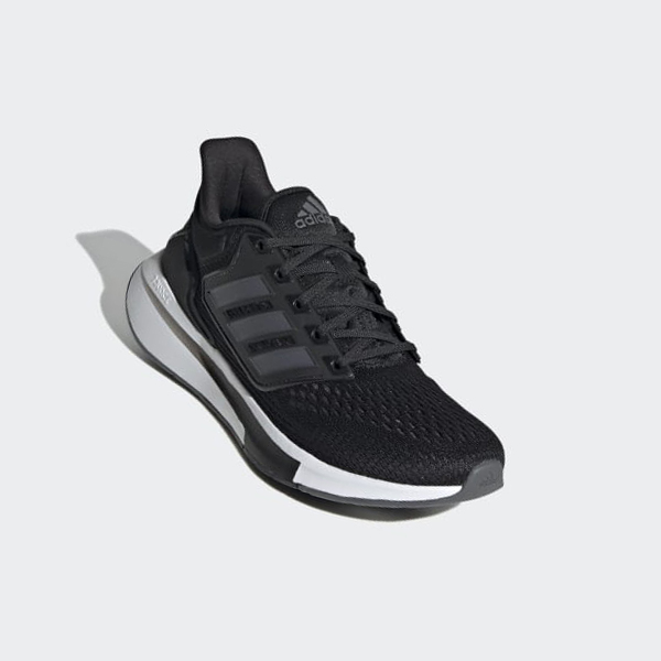 Zapatillas Running Adidas EQ21 Run Mujer Chile Negras - CVPHNY758