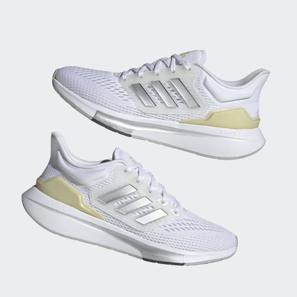 Zapatillas Running Adidas EQ21 Run Mujer Chile Blancas - GZAIRF352