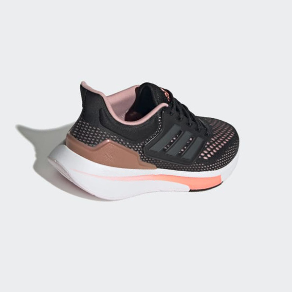 Zapatillas Running Adidas EQ21 Run Mujer Chile Negras - POQDIW306