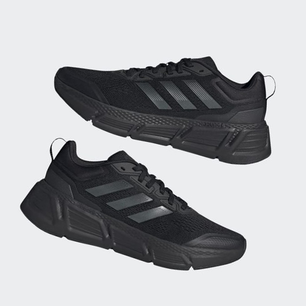 Zapatillas Running Adidas Questar Hombre Chile Negras - MFRTQP169