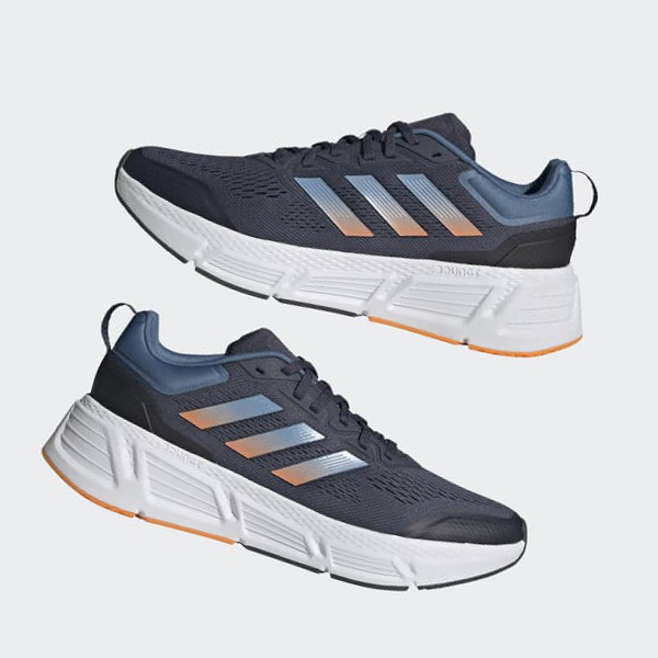 Zapatillas Running Adidas Questar Hombre Chile Azules - VOCWPB637