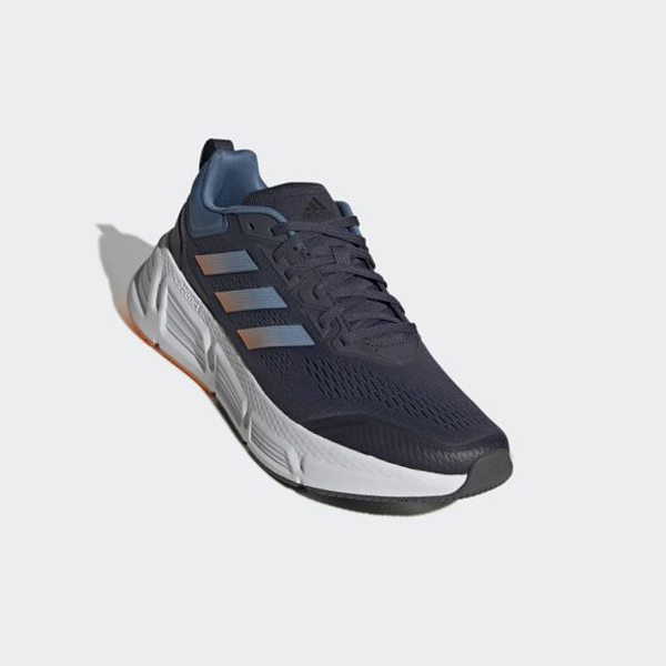 Zapatillas Running Adidas Questar Hombre Chile Azules - VOCWPB637