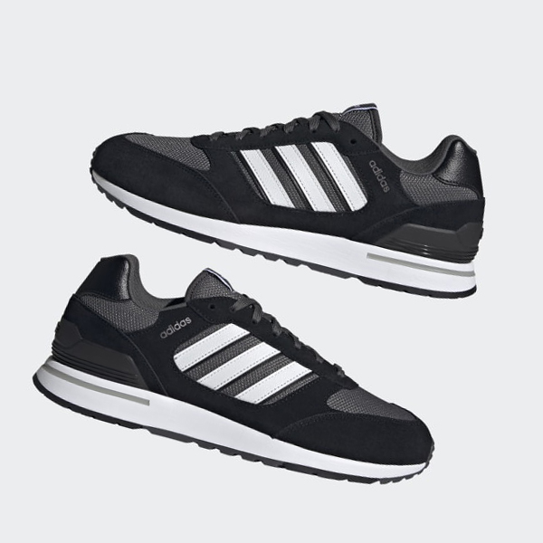 Zapatillas Running Adidas Run 80s Hombre Chile Negras - FHZBVN876