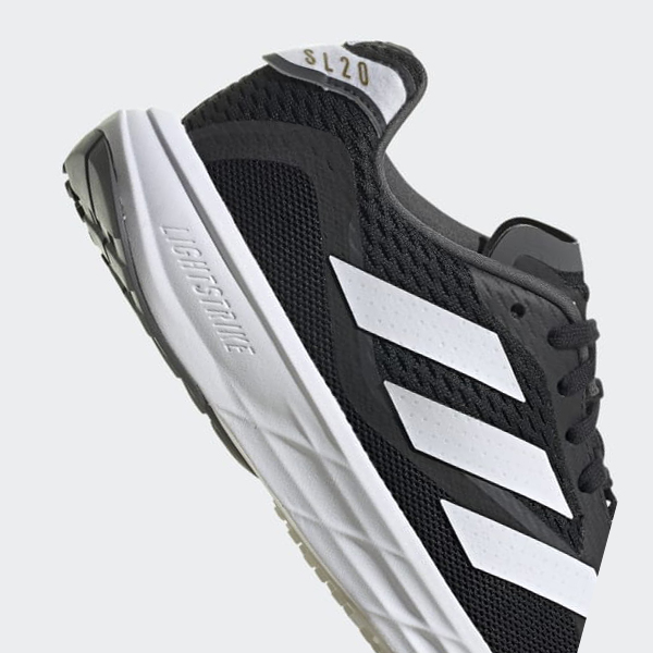 Zapatillas Running Adidas SL20.3 Mujer Chile Negras - DQUKGX590