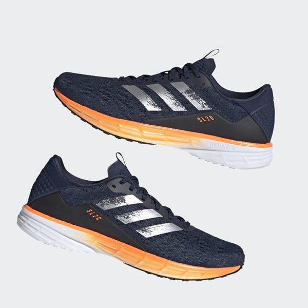 Zapatillas Running Adidas SL20 Hombre Chile Azules - ICSMBQ634