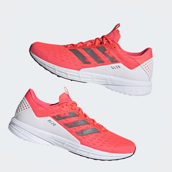 Zapatillas Running Adidas SL20 Hombre Chile Rosas - BYKJIG498