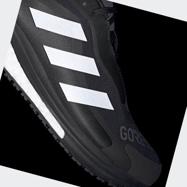 Zapatillas Running Adidas SolarGlide 4 GORE-TEX Hombre Chile Negras - MXUVQA026