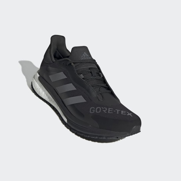 Zapatillas Running Adidas SolarGlide 4 GORE-TEX Hombre Chile Negras - MXUVQA026