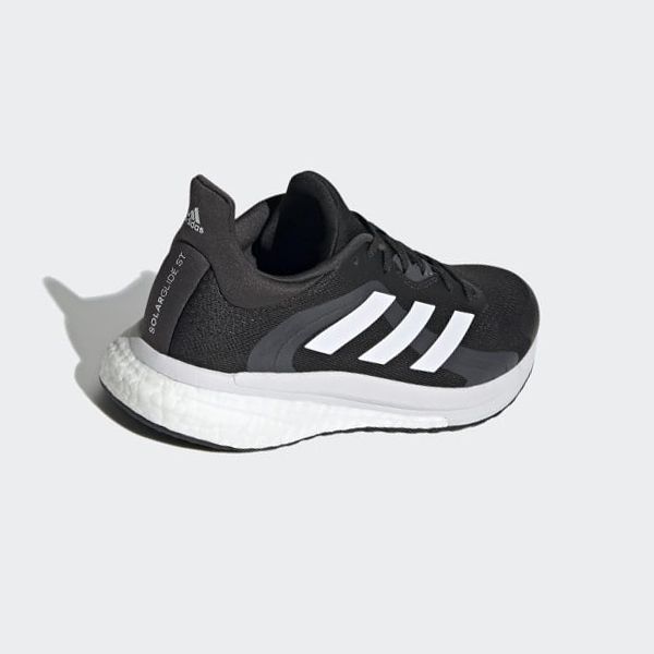 Zapatillas Running Adidas SolarGlide 4 ST Mujer Chile Negras - FXEKCM451