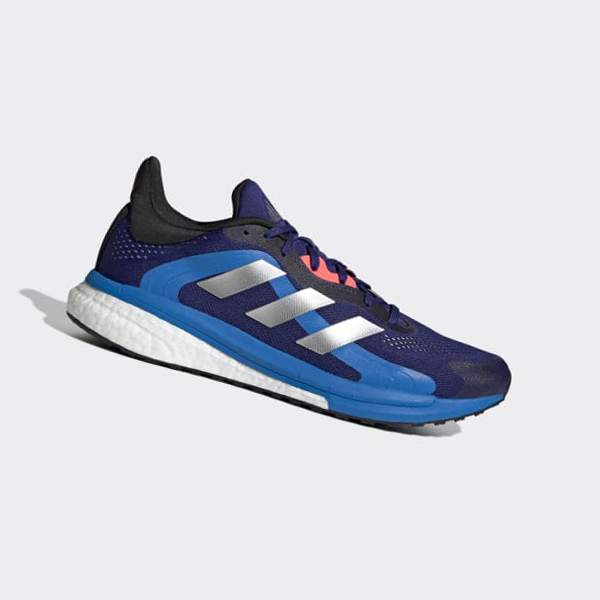 Zapatillas Running Adidas SolarGlide 4 ST Hombre Chile Azules - XIWCZB326