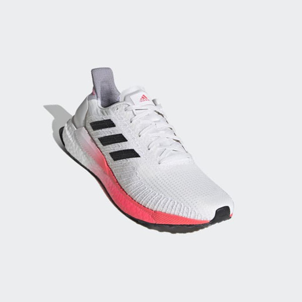 Zapatillas Running Adidas Solarboost 19 Hombre Chile Blancas - MTSPLU297