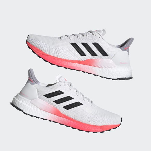 Zapatillas Running Adidas Solarboost 19 Hombre Chile Blancas - MTSPLU297