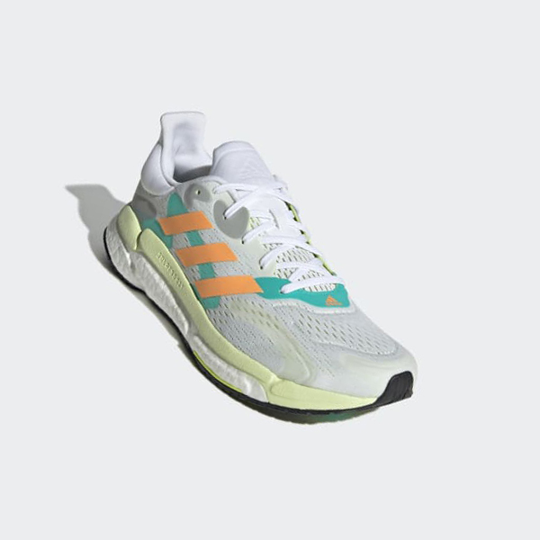 Zapatillas Running Adidas Solarboost 4 Hombre Chile Blancas - ARCLID620