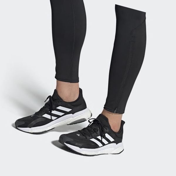 Zapatillas Running Adidas Solarboost 4 Hombre Chile Negras - JAMCVE689