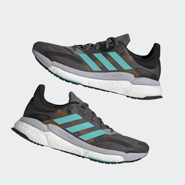 Zapatillas Running Adidas Solarboost 4 Hombre Chile Gris - UWIJRY185