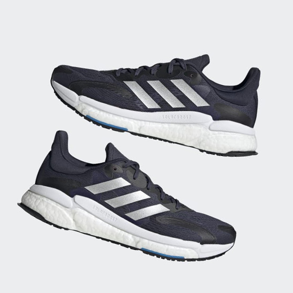 Zapatillas Running Adidas Solarboost 4 Hombre Chile Azules - VFTMAP506