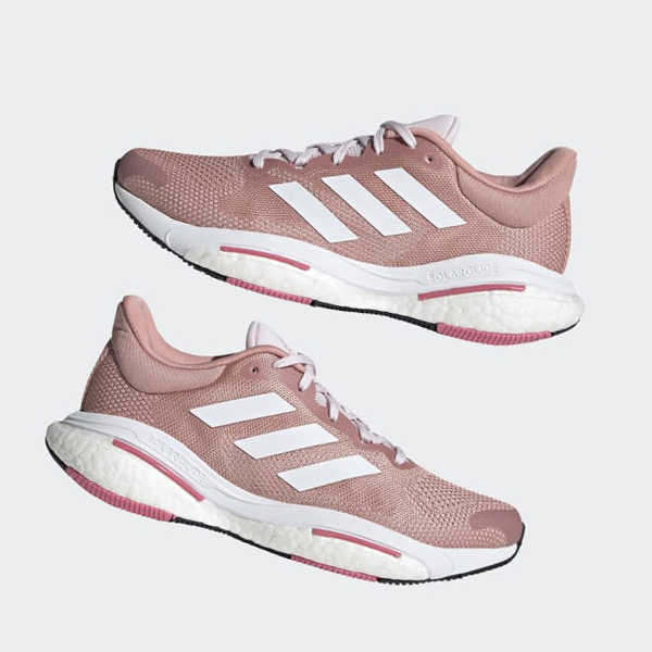 Zapatillas Running Adidas Solarglide 5 Mujer Chile Rosas - LDYCNH087