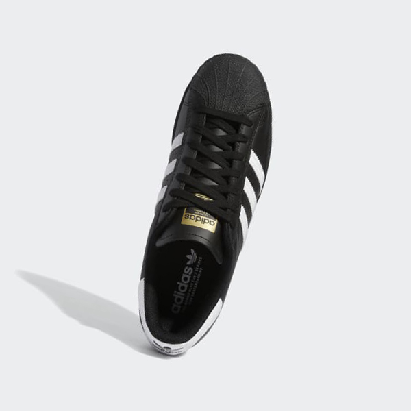 Zapatillas Skate Adidas Superstar ADV Hombre Chile Negras - CQRAPM054