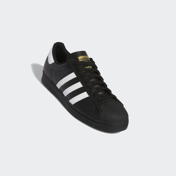 Zapatillas Skate Adidas Superstar ADV Hombre Chile Negras - CQRAPM054