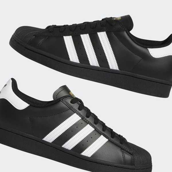 Zapatillas Skate Adidas Superstar ADV Hombre Chile Negras - CQRAPM054