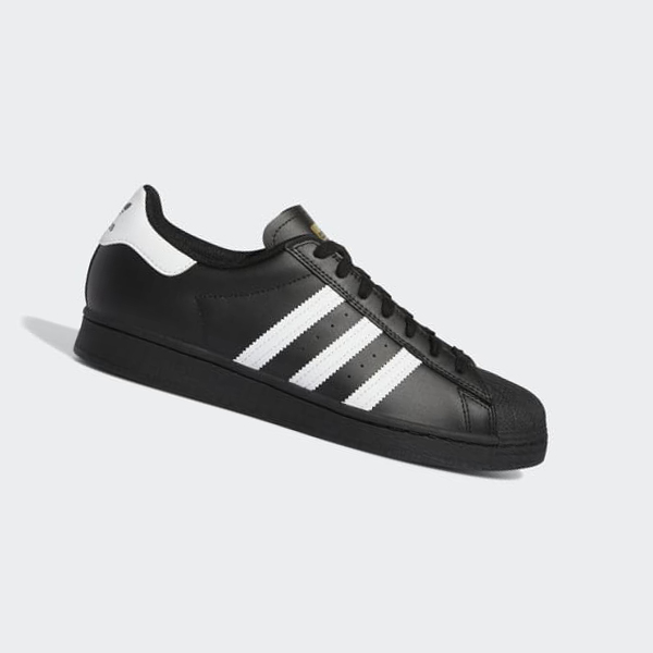 Zapatillas Skate Adidas Superstar ADV Hombre Chile Negras - CQRAPM054