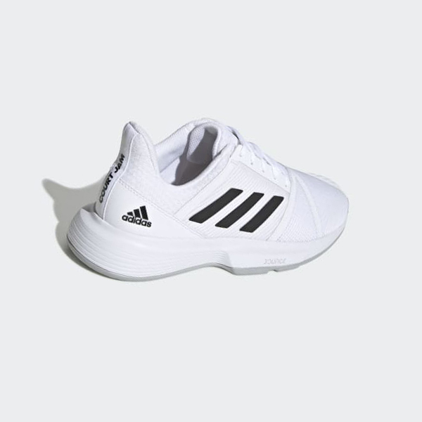 Zapatillas Tenis Adidas CourtJam Bounce Hombre Chile Blancas - YQDOJW526