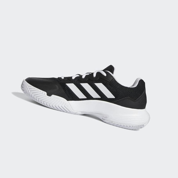 Zapatillas Tenis Adidas Gamecourt 2.0 Mujer Chile Negras - RILZPU170