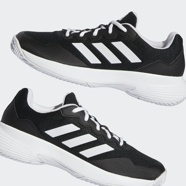 Zapatillas Tenis Adidas Gamecourt 2.0 Mujer Chile Negras - RILZPU170