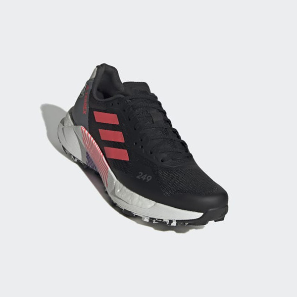 Zapatillas Trail Running Adidas Terrex Agravic Ultra Mujer Chile Negras - OSXHFT247