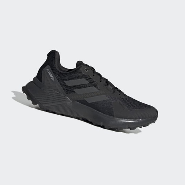 Zapatillas Trail Running Adidas Terrex Soulstride Hombre Chile Negras - ABQZIX073