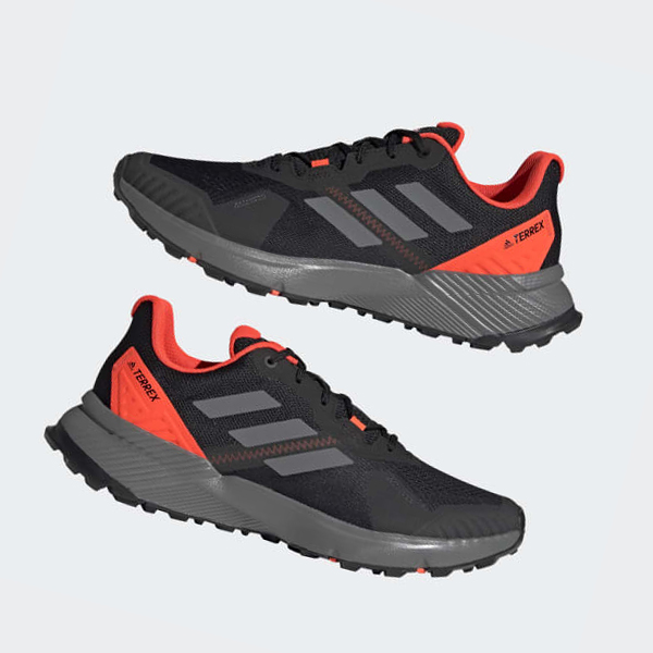 Zapatillas Trail Running Adidas Terrex Soulstride Hombre Chile Negras - HWIJRU461